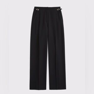 Sloane Tailored Hardware Wide Leg Pant